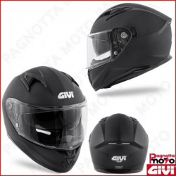 Casco Moto Integrale Donna Givi 50.6 STOCCARDA MENDHI Nero Opaco