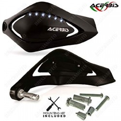 Acerbis Paramani Scooter Flash con LED integrati Argento : : Auto  e Moto